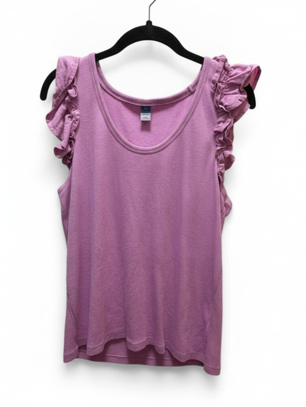 Old Navy Purple Ruffle Sleeve Tank Top Women's XL New with Tags